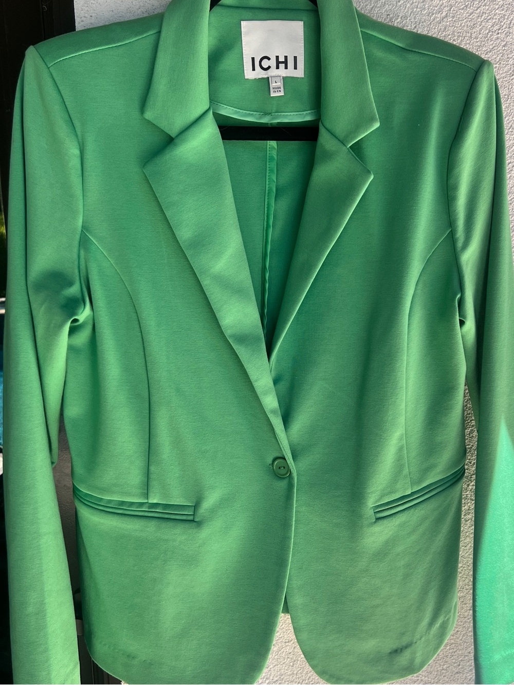 Green Tailored Blazer Jacket